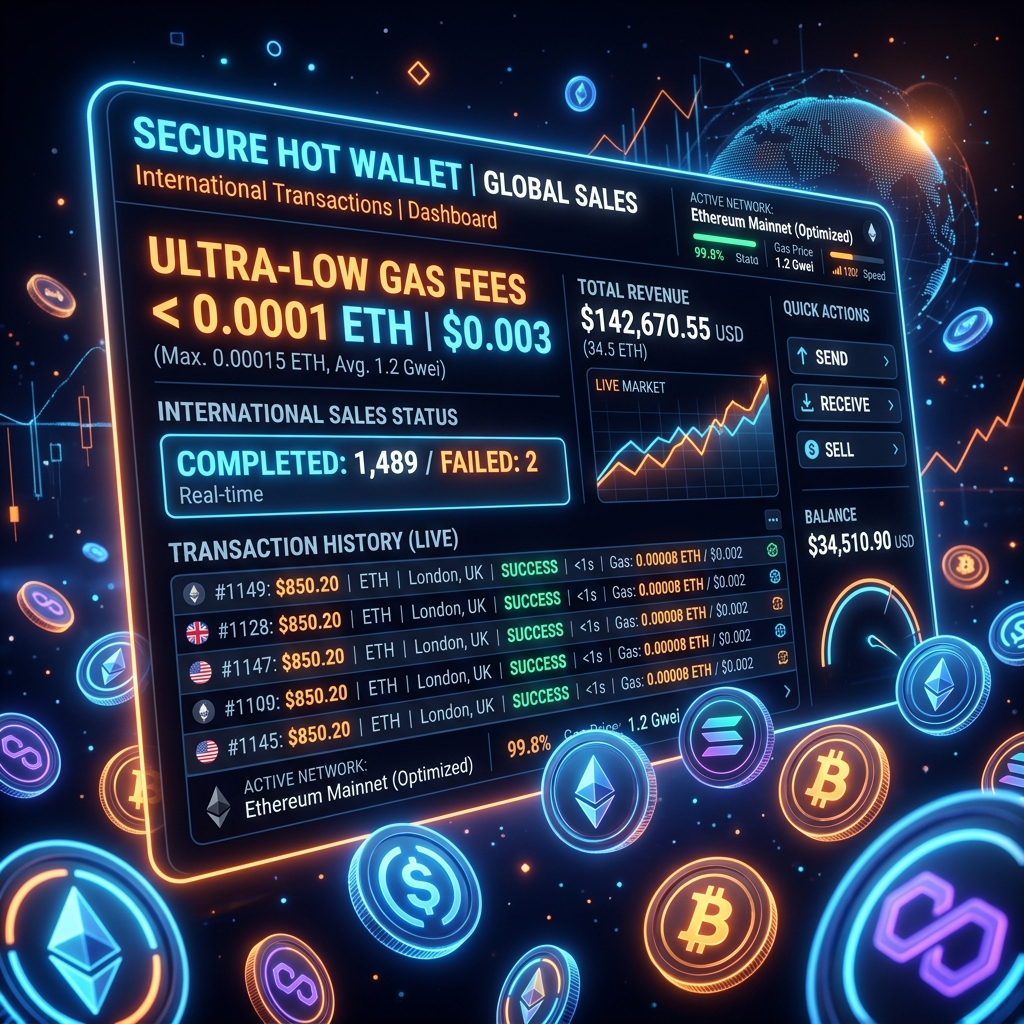 How to Reduce Transaction Fees Using Hot Wallet for Global Sales